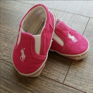 Ralph Lauren pink shoes